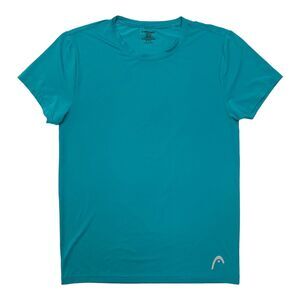 Head Underwear T Shirt Mens M Medium Pool Blue Short Sleeve Stretch Base Layer